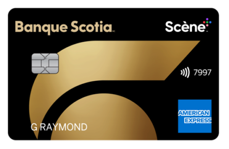 carte banque scotia american express or sceneplus